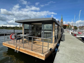 Hausboot Fjord Schleiliebe mit Biosauna und Dachterrasse in Schleswig Schleswig